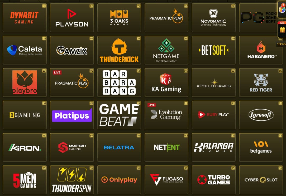 провайдеры Bollywood Casino